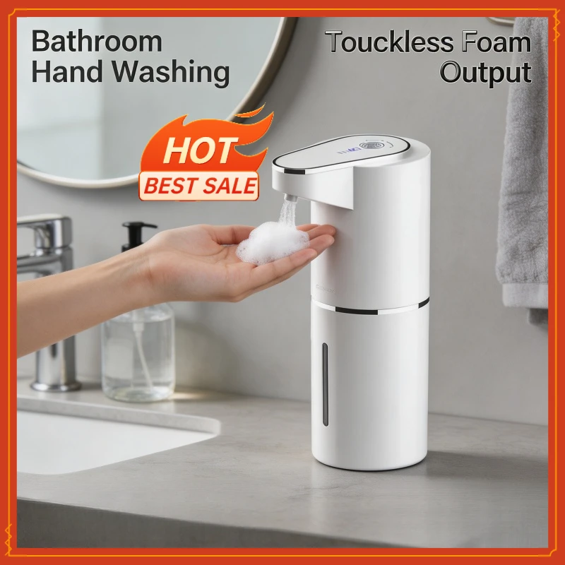 Automatic Liquid/Foma Soap Dispenser, Touchless Electric Dispenser, USB Rechargeable with Infrared Sensor for Bathroom,Kitchen