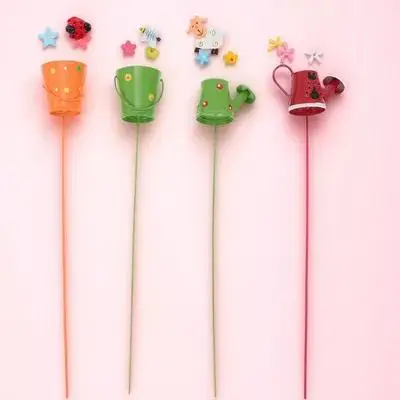 

4pcs Creative Watering Pot Plant Decoration Set Multi Succulent Ornament Garden Supplies Flower Arrangement Inserting Decor