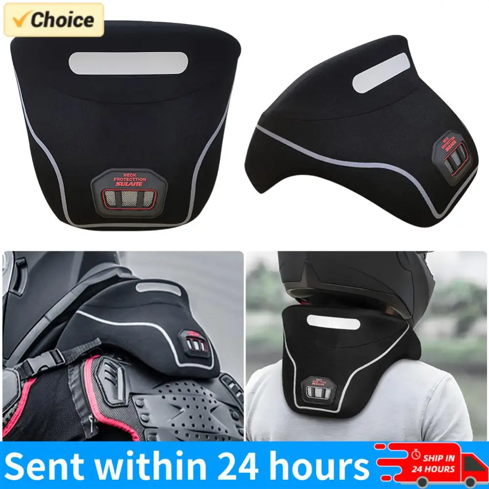 

Защитный противоударный воротник для мотоциклистов, предотвращающий усталость, безопасная защита шеи, подушка для шеи на молнии для защиты позвоночника