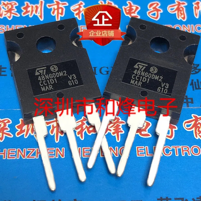 

Новый источник питания 48N60DM2 STW48N60DM2 TO-247 600V 40A для детской модели