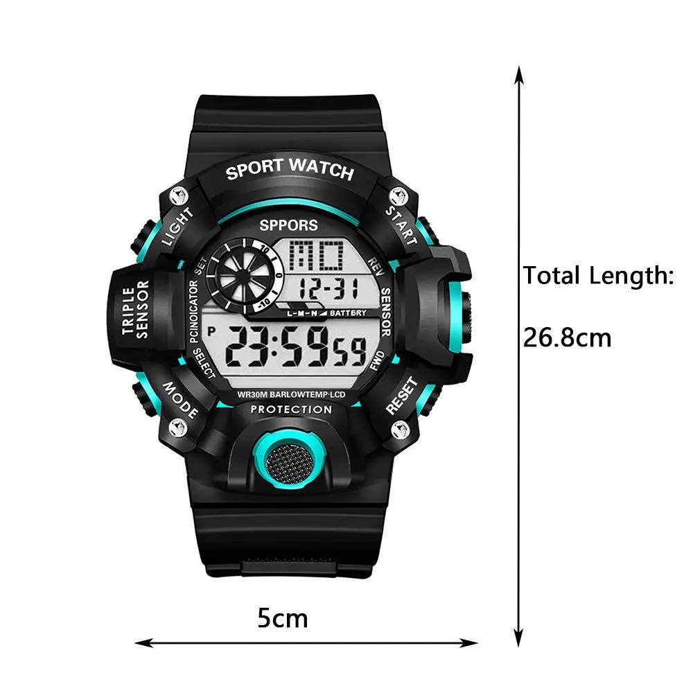 Multifunction Mens Walking Digital Watches Luminous Watches Boys Watches Sport Wrist Watch