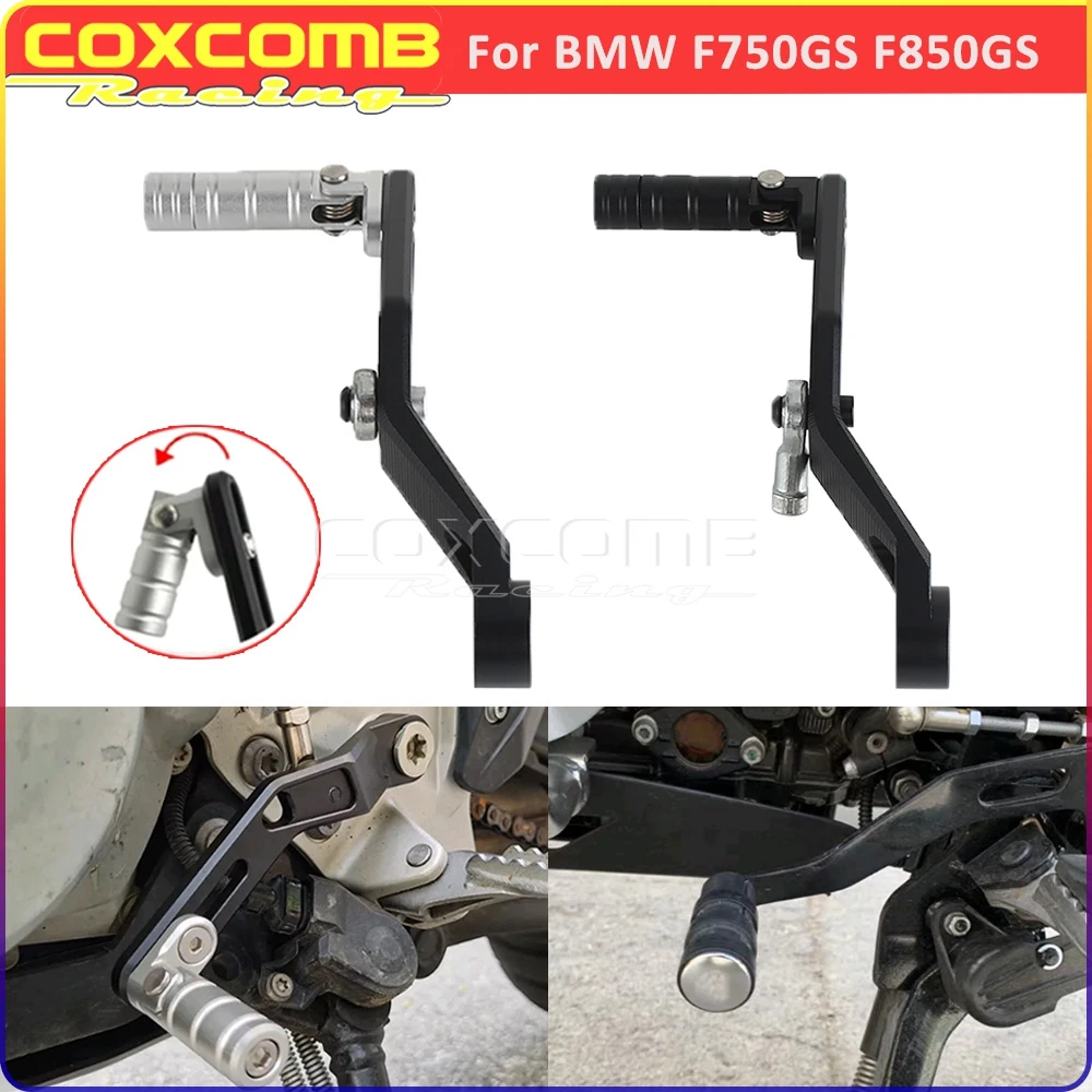 

Gear Shifter For BMW F750GS F850GS ADV Adventure Motorcycle Aluminum Folding Shift Lever Toe Peg Black Pedal Plate Change Levers