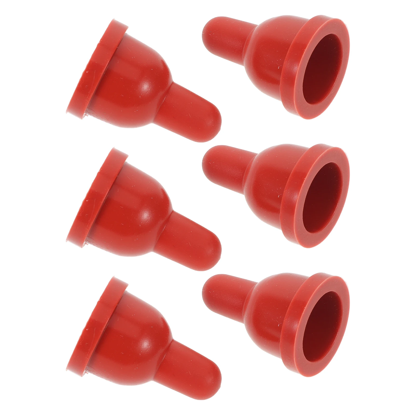 

6pcs Goat Nipples Soft Rubber Replacement For Lamb Nursing Kids Feeding Livestock Small Animal Milk Pacifier Durable Bite