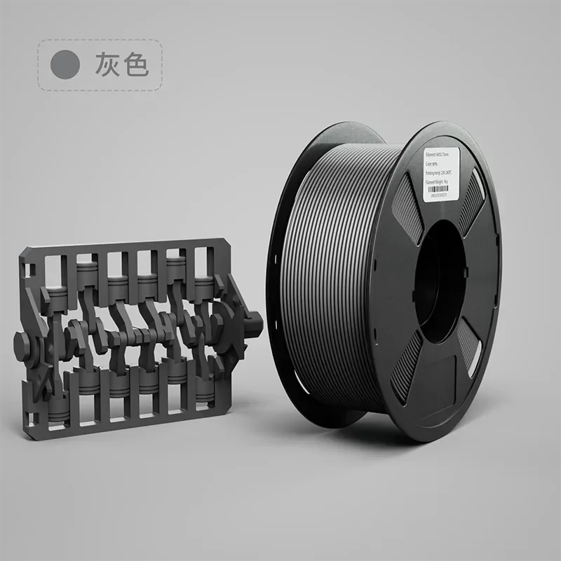 5KG ABS Filament 2.85mm for FDM 3D Printer, 5kg Large Spool, Black Blue White Grey Red, ±0.05mm Accuracy