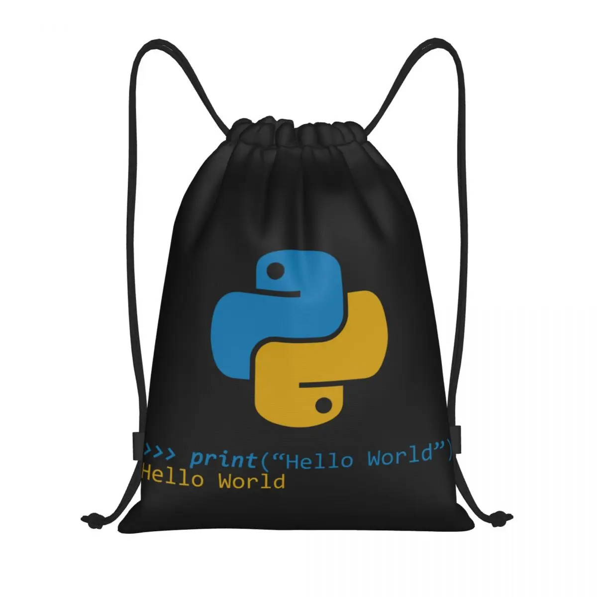 Custom Computer Developer Python Drawstring Bags Men Women Lightweight Programmer Programming Coder Sports Gym Storage Backpack