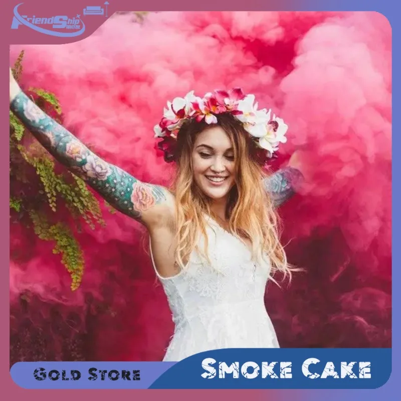 

Colorful Portable Smoke Cake Party Decoration Stage Show Fog Photography Prop Magic Atmosphere Celebrations Decoration Supply