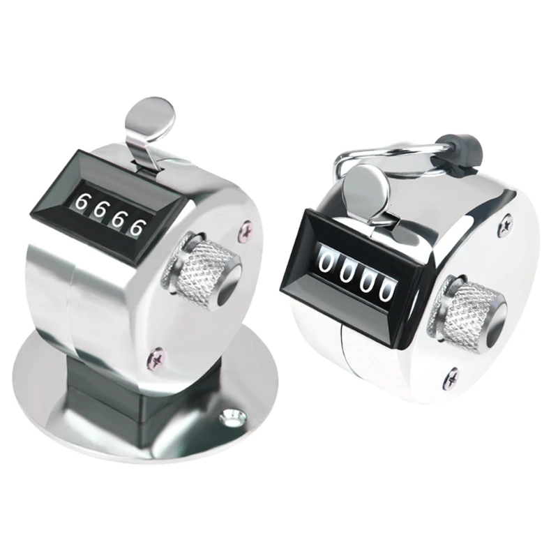 คู่มือการนับ Max.9999 เคาน์เตอร์มือคลิก Golf Clicker Handheld Tally Counter Mini Mechanical Digital Golf Clicker Dropship