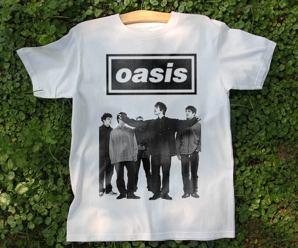 O-Oasis Rock Band T-Shirts for Men Women British Music Albums Vintage Tees Crew Neck Short Sleeve T Shirt Clothing Tops