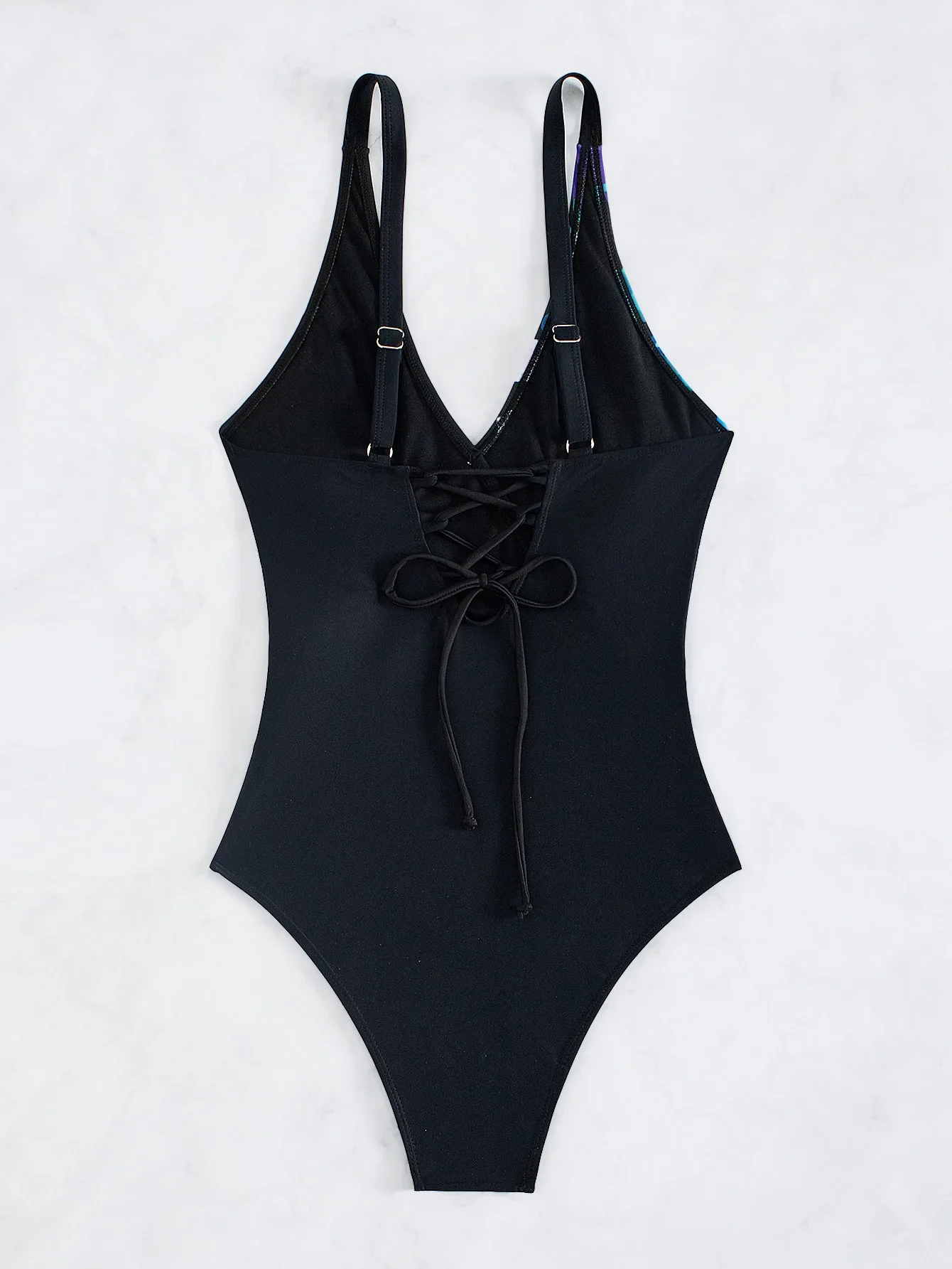 เซ็กซี่ Push Up ดอกไม้พิมพ์ชุดว่ายน้ําผู้หญิง Lace Up One Piece ชุดว่ายน้ําชายหาด Tummy Control ชุดว่ายน้ํา Monokini สระว่ายน้ํา