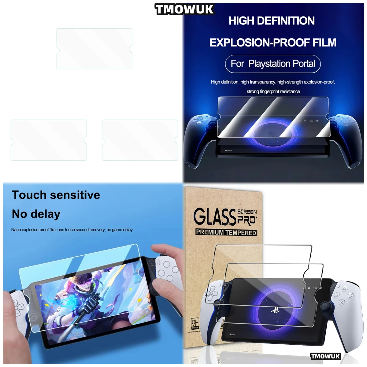 

Excellent Tempered Glass For Sony PlayStation Portable PS5 Scratch-Proof Gaming Accessories
