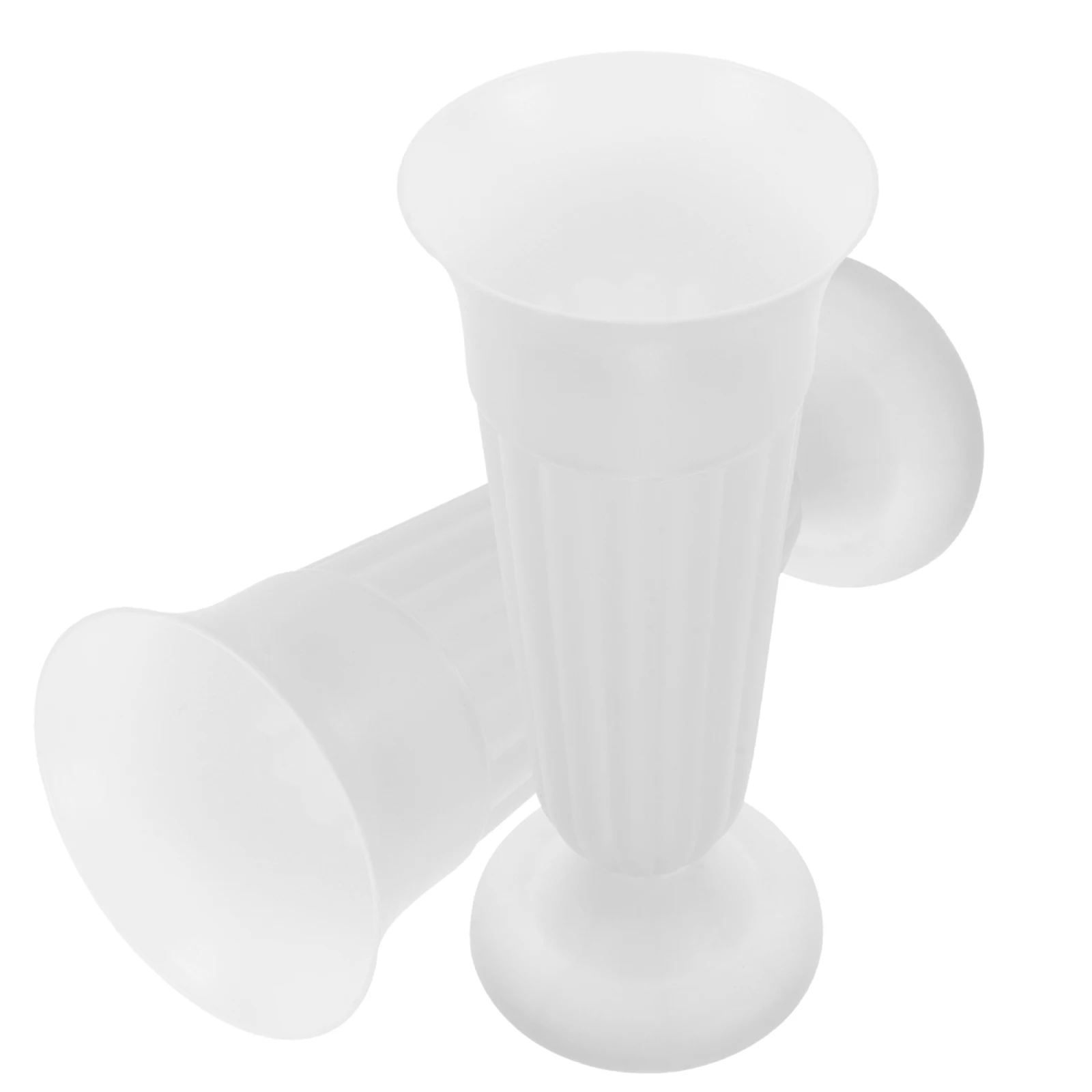 

2pcs Cemetery Flower Pot Vase Planters Durable Plastic Weather Resistant Grave Decoration Home Ornament Suitable Flowers