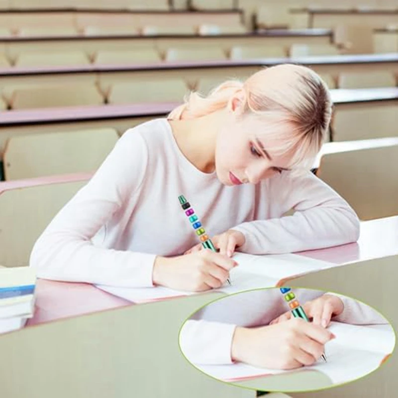 Caneta Beadable Recargas Adequado para Crianças e Estudantes, Material Escolar e Escritório