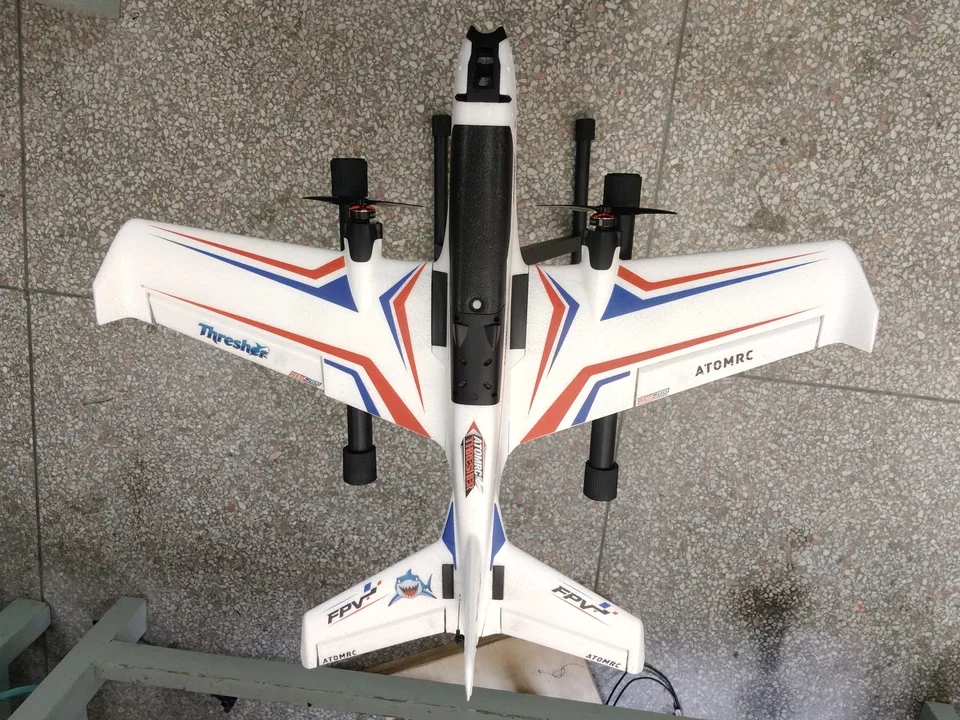 Atomrc Thresher 700mm Wingspan Fpv Forward Swept Wing Rc Plane Quick Disassembly Low Altitude Racing Fixed Wing