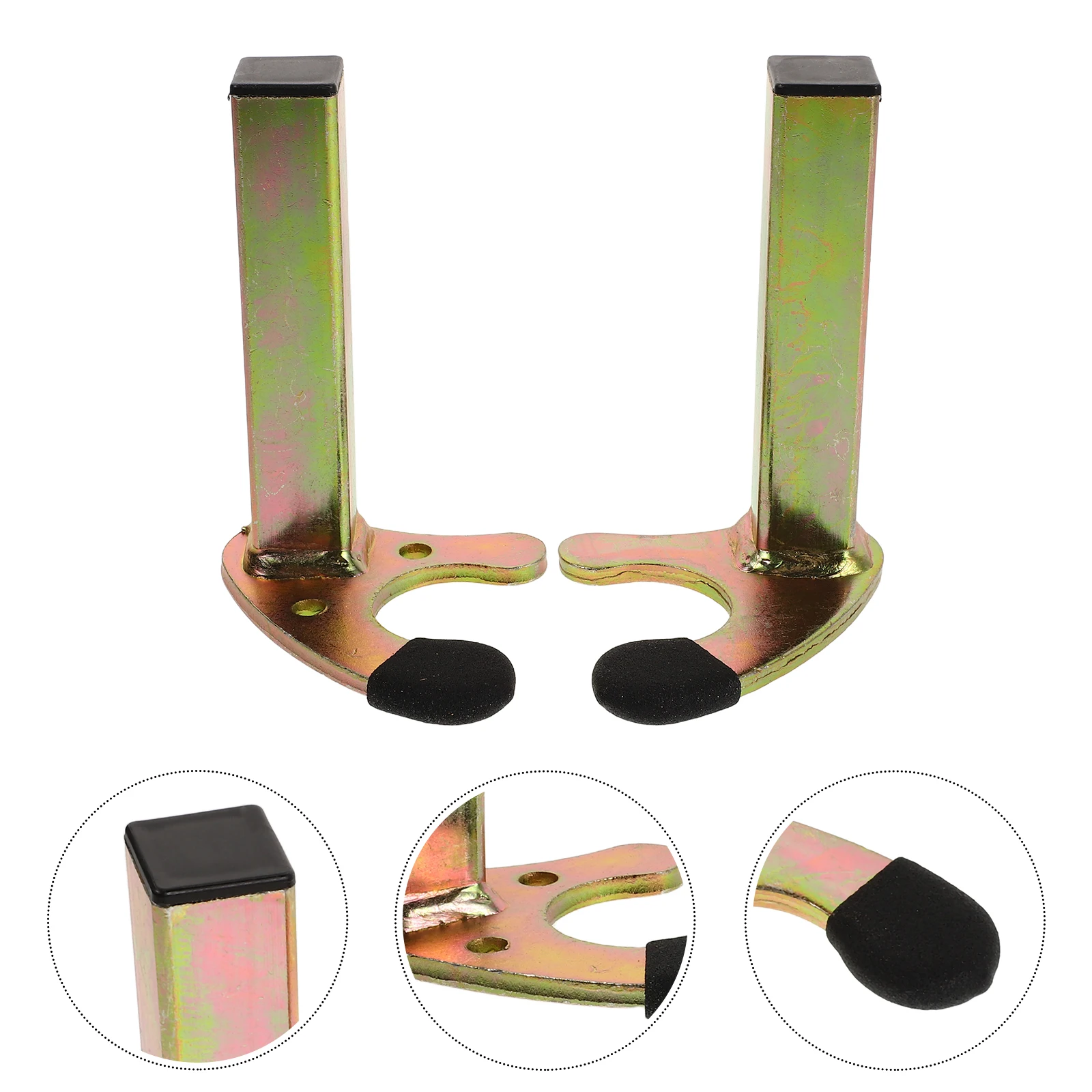 

2pcs Motorcycle Stand Rear Wheel Lift Galvanized Iron U-Shaped Design Heavy Duty Durable Easy Installation Scooters Dirt Bikes