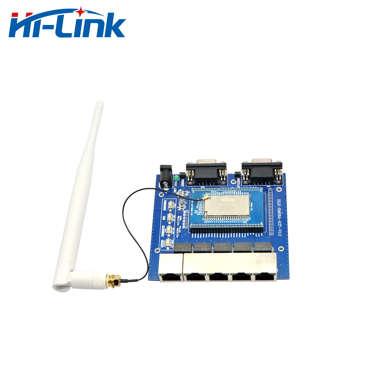 Free Shipping  HLK-7688A WiFi Router Module OpenWrt StartKit 128M RAM/32M Flash 150Mbps On Sale