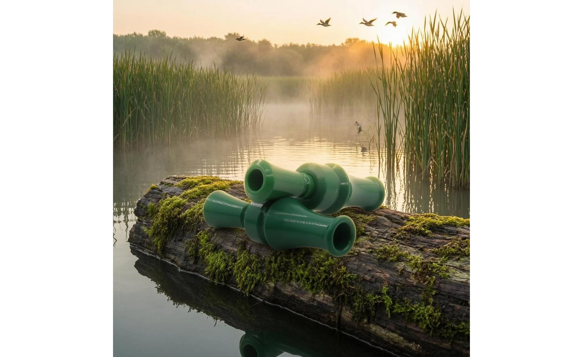 Duck Call Whistle Flared Mouthpiece Mallard Call Whistle Hunting Gear Tapered Body Green for Hunters Duck Call Whistle Flared Mouthpiece Mallard Call Whistle Hunting Gear Tapered Body Green for Hunters