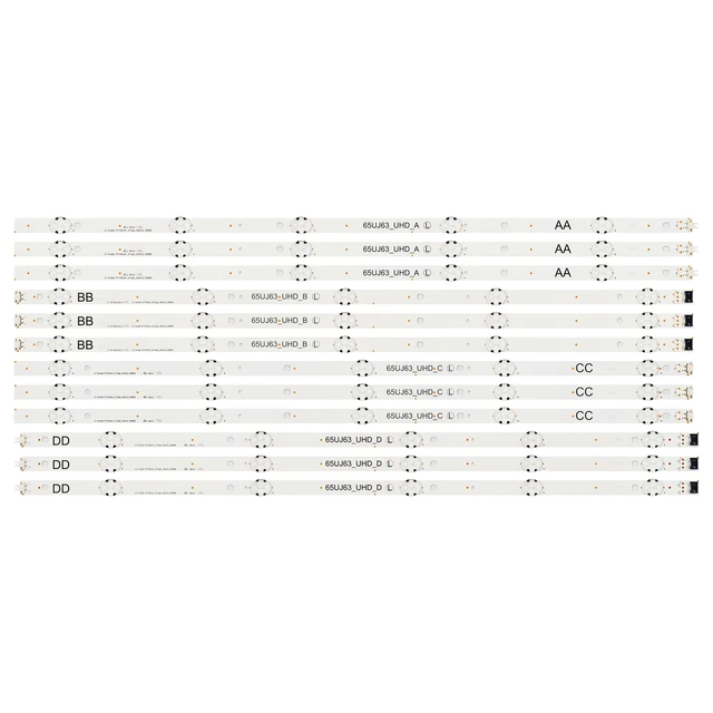LED Backlight strip For LG 65UJ6309 65UJ630A 65UJ6320 65UJ632T 65UJ633T  65UJ634T 65UJ6100-JB EAV63673007 65UJ63_UHD_A B C D - AliExpress