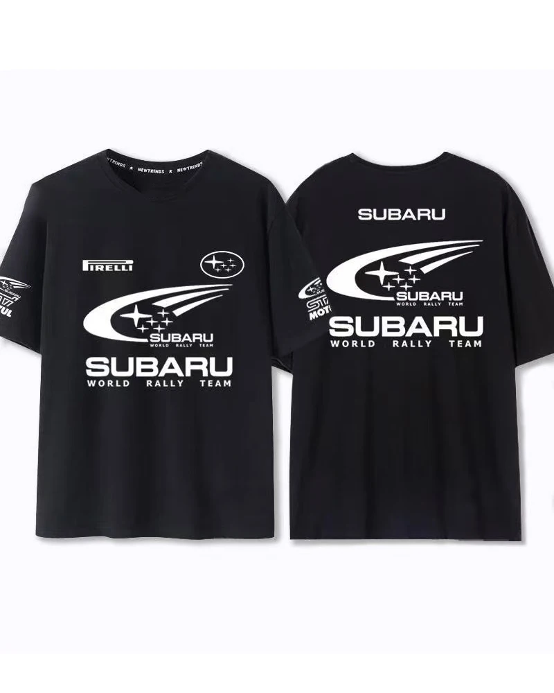 

2026 New Subaru World Rally Championship Fans SUBARU Short Sleeve T-shirt Made of Pure Cotton Half Sleeve