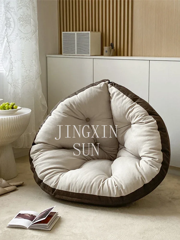 Tatami lazybones sofa, single person can lie down and sleep, small foldable window, backrest integrated