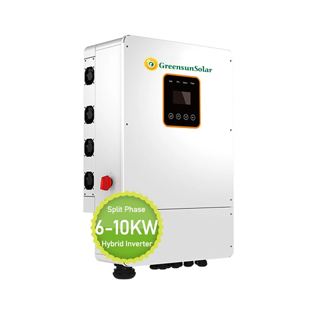 Onduleur solaire hybride, 48V, 8kW, 10kW, monophasé, hors réseau avec MPPT, vente en gros en Chine