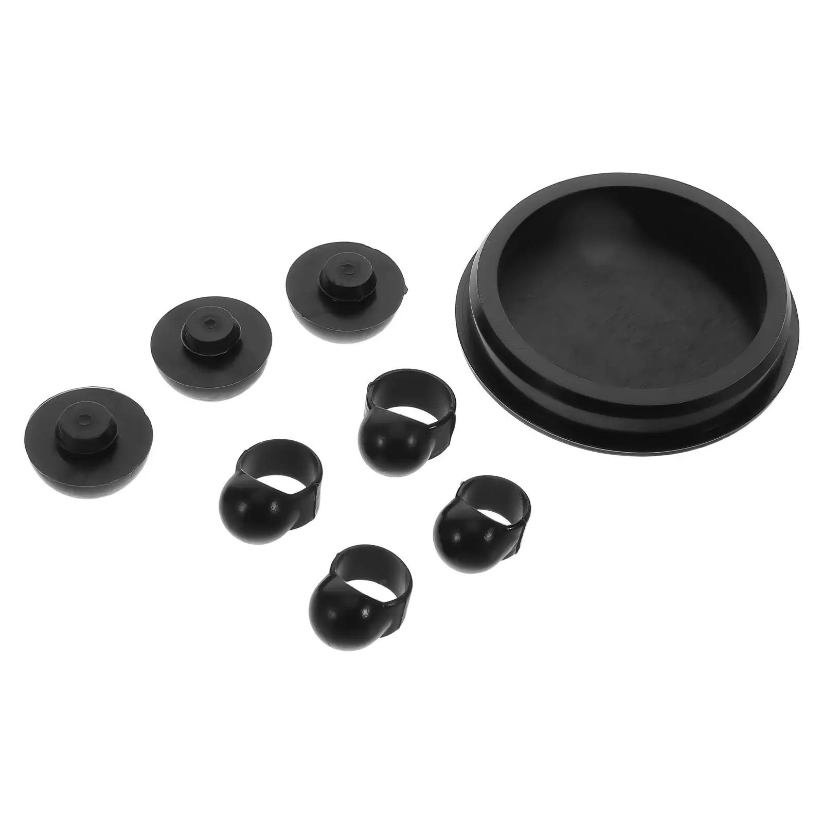 

Ethereal Accessories Durable Silicone Sound Cover Finger Sleeves Foot Pads Mute Pads Ethereal Drum Parts Compatible Anti Slip