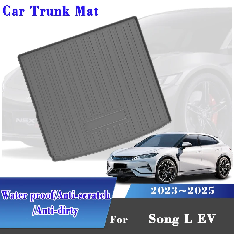 

Auto Boot Mats For BYD Song L EV 2023 2024 2025 Car Trunk Mat Cars Rear Trunk Storage Pad Waterproof Floor Mats Car Accessories