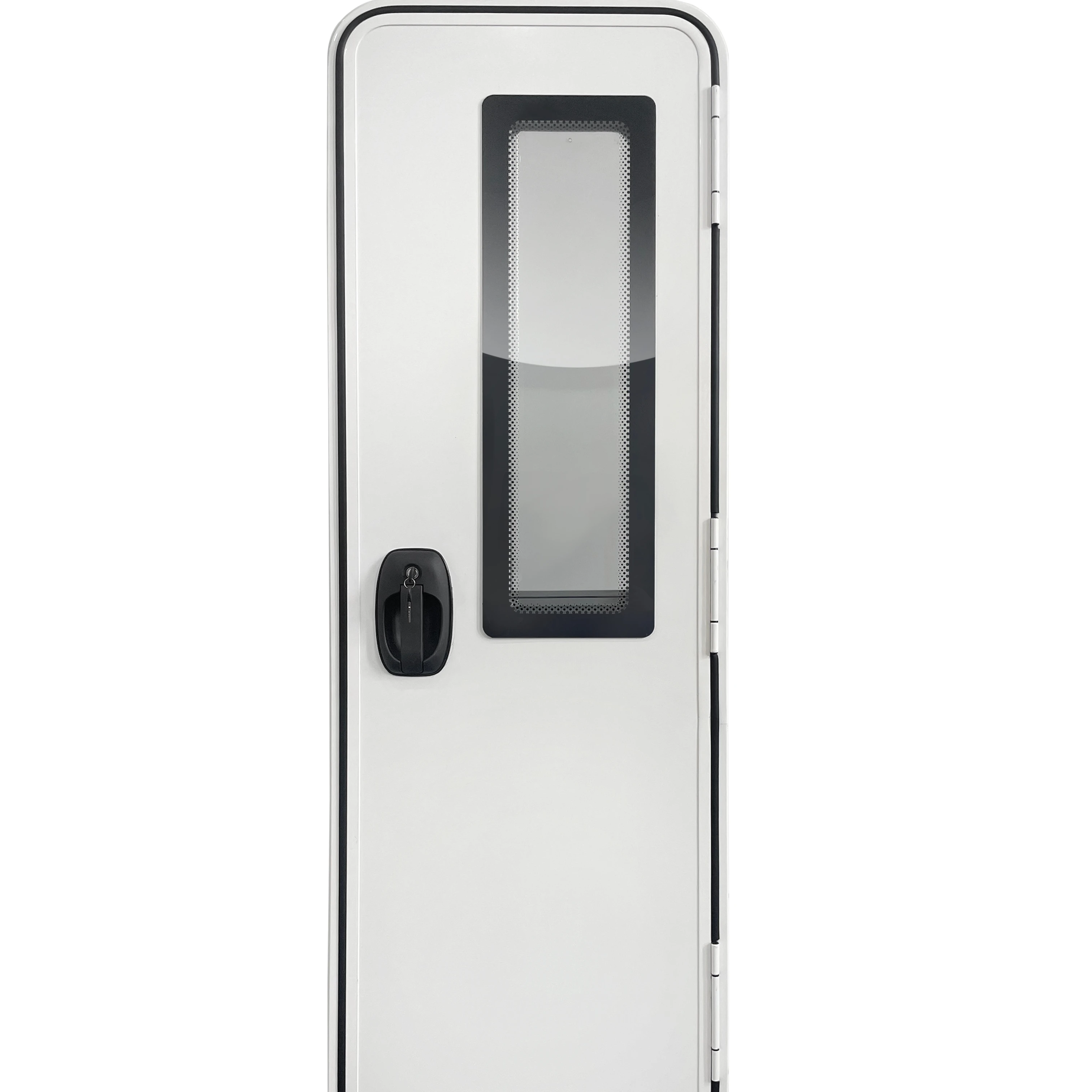 

Brand New Acrylic RV Door With Metal Frame Graceful Appearance And Camping Use Locks For Caravan RV