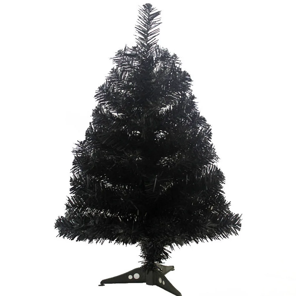 

60 Cm Christmas Tree Decorated Sparse Lights Indoor Party Decoration Plastic Xmas Trees Holiday Ornaments Year Round