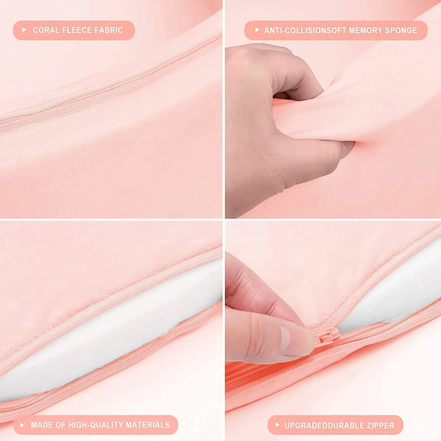 حفرة كرة إسفنجية كبيرة جدًا للأطفال الصغار، حفرة كرة أطفال ناعمة مقاس 47 × 14 بوصة مع غطاء مخملي قابل للغسل (الكرة غير متضمنة)-وردي