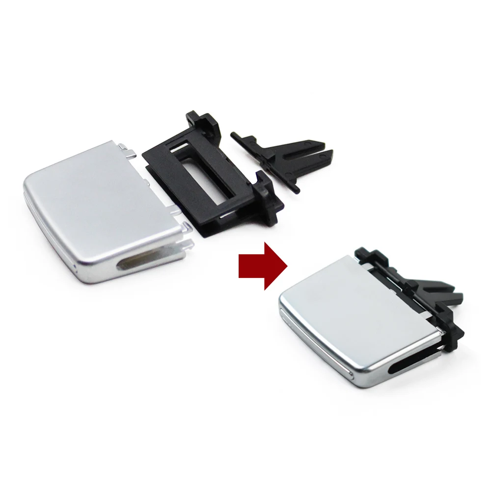 Car Air Vent Outlet Tab Clip Repair Slider Front Air Conditioner Vent Paddle For Mercedes-Benz E Class W212 W207 E260 E350 E550