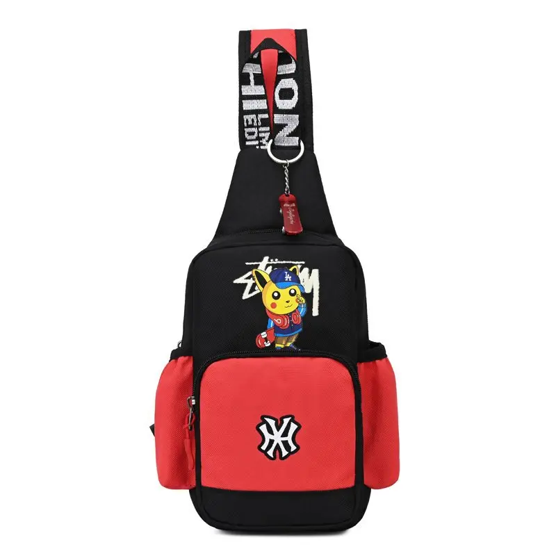 9 Pokemon Go Shoulder Bag Chest Pack Sports Pikachu Teen Crossbody Tote Bag Men Women Chest Bag Waist Bag Christmas Gift