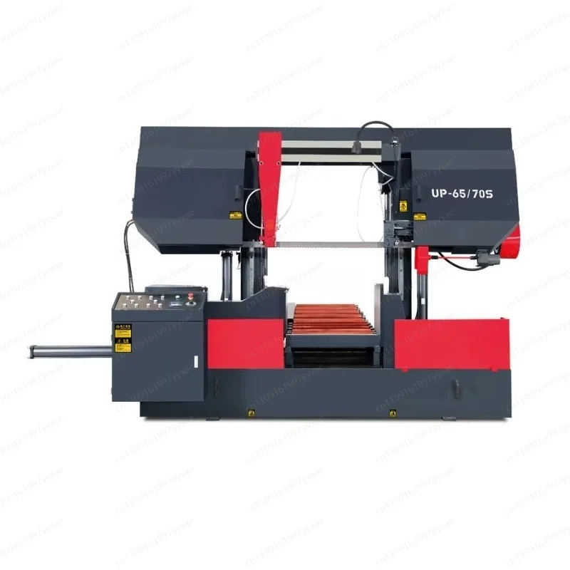 Automatic Horizontal Band Saw Machine, Industrial Metal Cutting Bandsaw For Steel Bar Tube Profile Processing