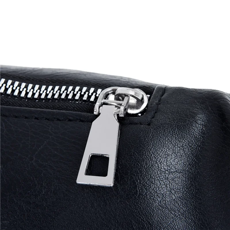 Men Women Fashion Solid Waist Fanny Pack Lady PU Leather Holiday Money Belt Wallet Bum Travel Bag Phone Pouch Hot Style