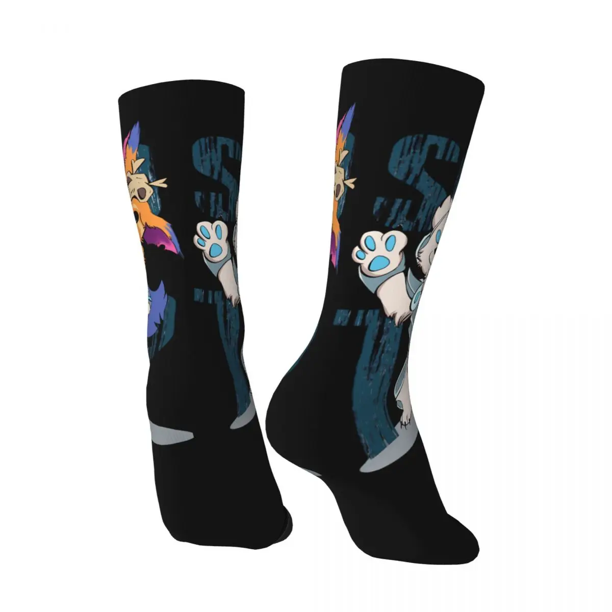 Happy Funny calzini a compressione da uomo Gnar Retro Harajuku League Of Legends LOL Hip Hop novità modello Crew Crazy Sock Gift