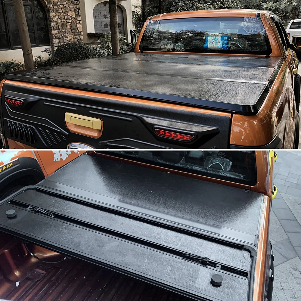 

Чехол Tonneau, чехол для пикапа, алюминиевый жесткий тройной чехол Tonneau для Bt-50