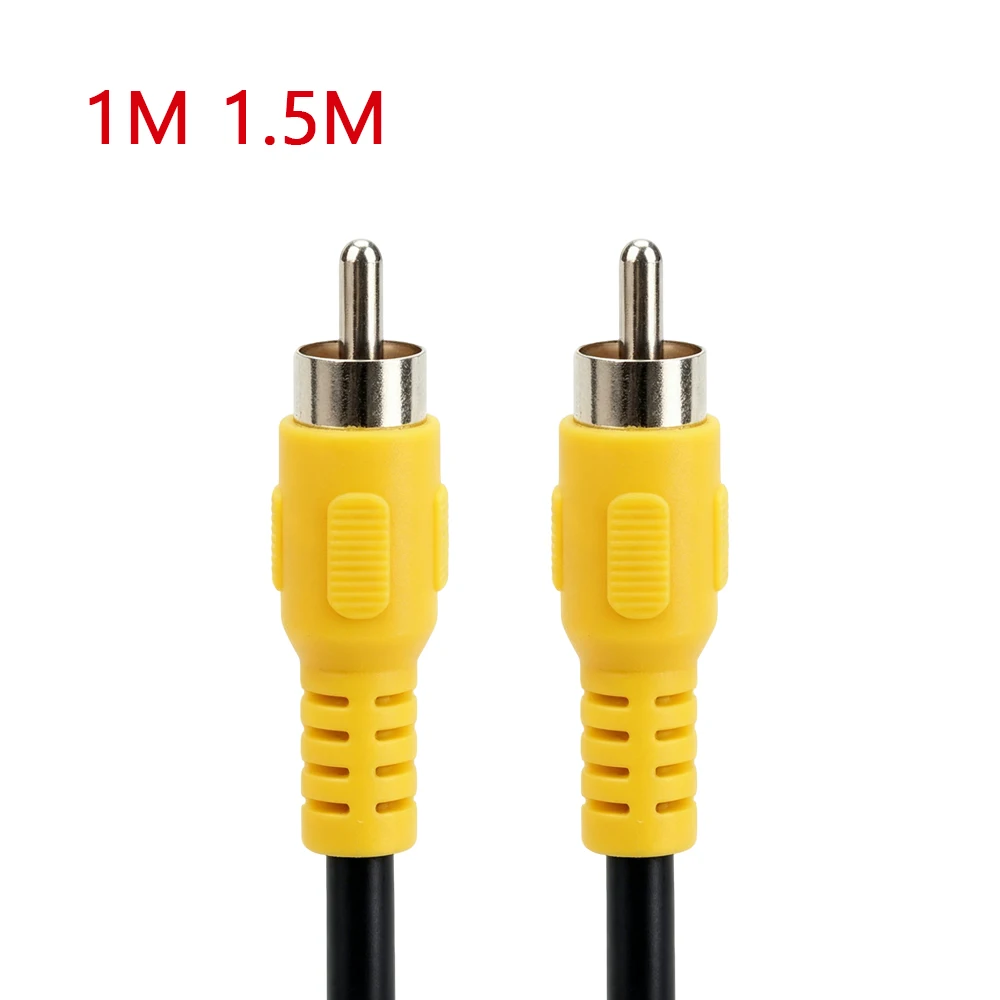 SPDIF RCA Male to Male Digital Coaxial Audio Cable High Quality 1M/1.5M for TV DVD Subwoofer Amplifier Hifi Home Theater Speaker