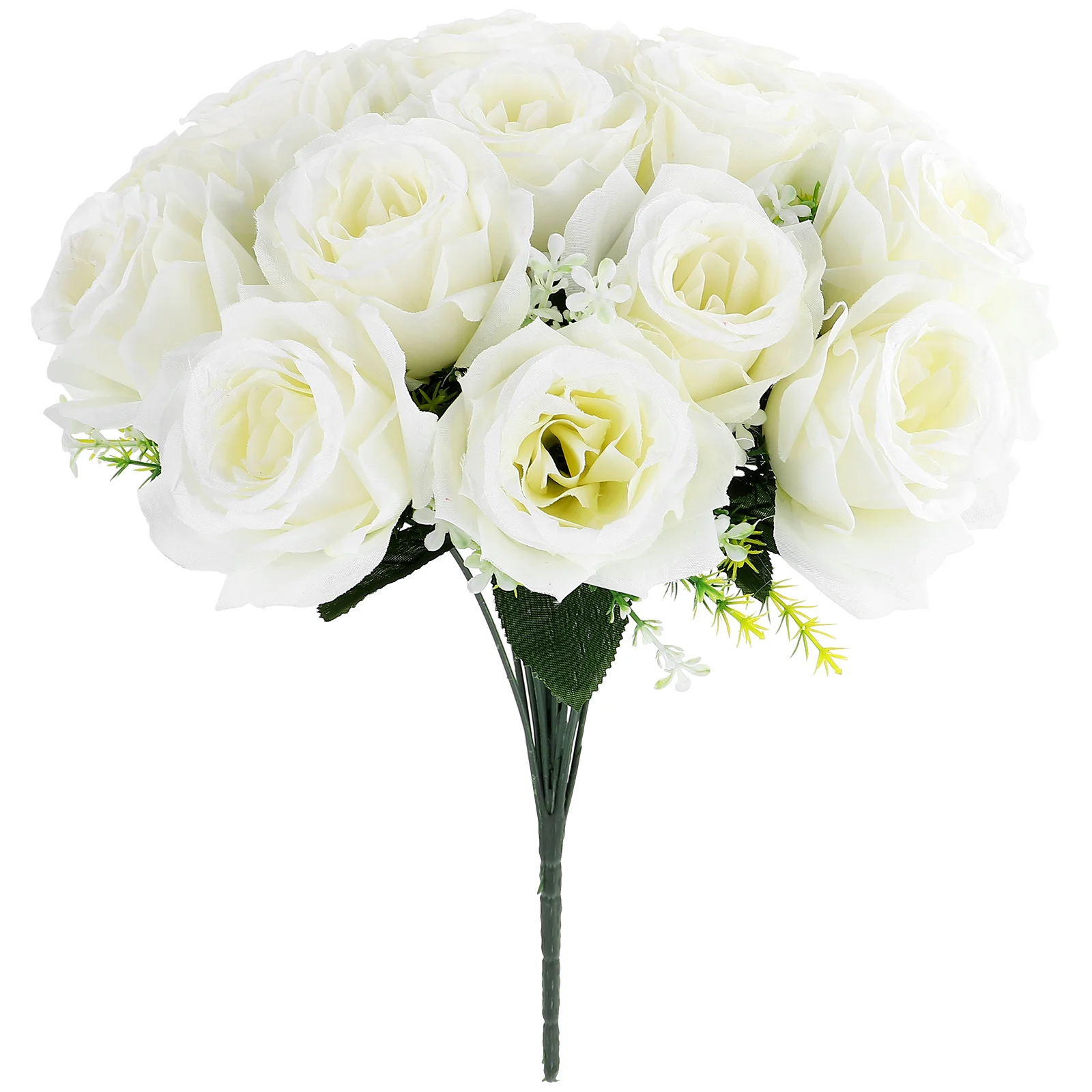 

Artificial Flowers for Cemetery Grave Roses Faux Bouquet Memorial Fake FlowersRoseFlower Bulk Bride Practical Use Small Size