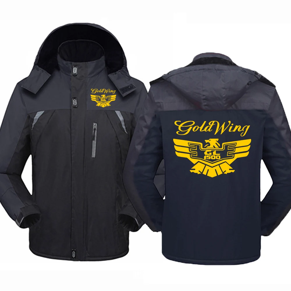 2024 Goldwing GL 1500 Printing New Men Thickened Windbreake Autumn and Winter Outdoor Water Proof Wind Breaker Jacket Tops