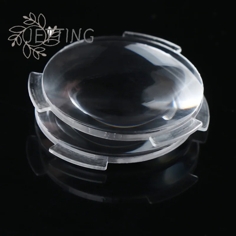 Hot 2Pcs BiConvex Ultra Clear Lens For Google Cardboard Virtual Reality 3D VR Glasses 2-5mm Thickness 25*45MM