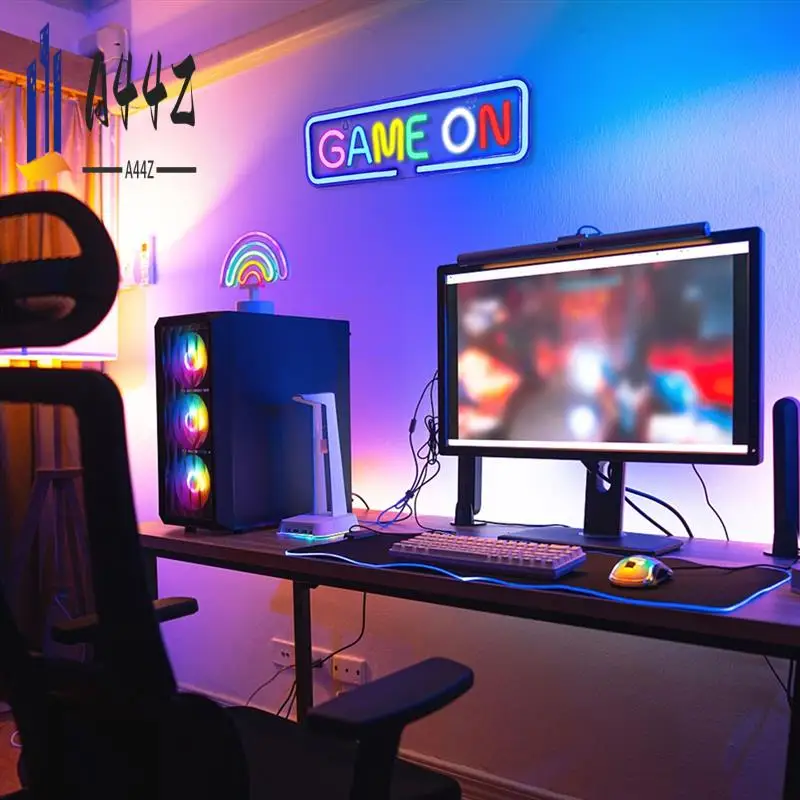 

A44Z-Led Lighting For Wall Decor For Game Room Decor Teen Room Ambient Decorative Light USB Powered