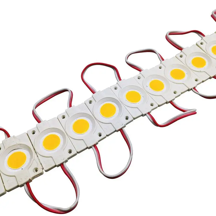 2.4 W/pcs d'injection Module À LED COB AVEC Lentille DC12V publicité LUMIÈRE, Led rétro-éclairage Pour Les Lettres De Canal