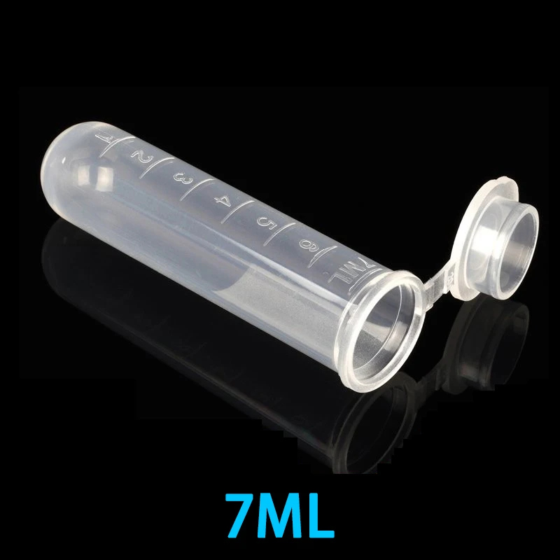 Imagem -04 - Tubo de Teste de Centrífuga Transparente com Escala e Tampa Material de Laboratório Redondo Plástico Cultural ml ml ml 10ml