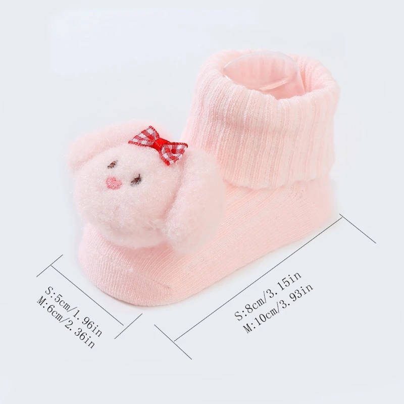 Thick Floor Socks Cartoon Toddler Socks Soft Toddler Infant Socks Animals Designs for Autumn Winter Keep Feet Warm