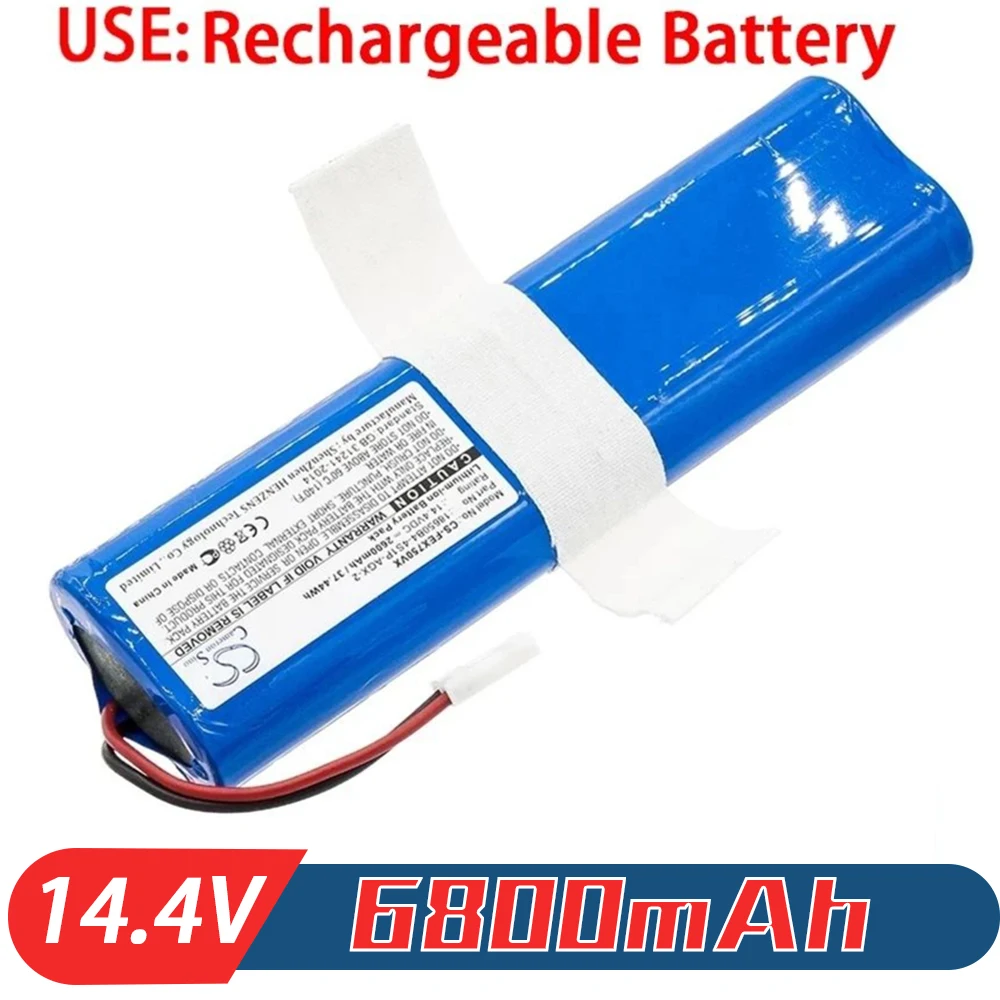 

2023 14.4V 2600mAh 3200mah Lithium Battery For 14.8V Llife V3s V50 V5s V55 V5Lpro V8s X750 Robot Vacuum Cleaner Battery