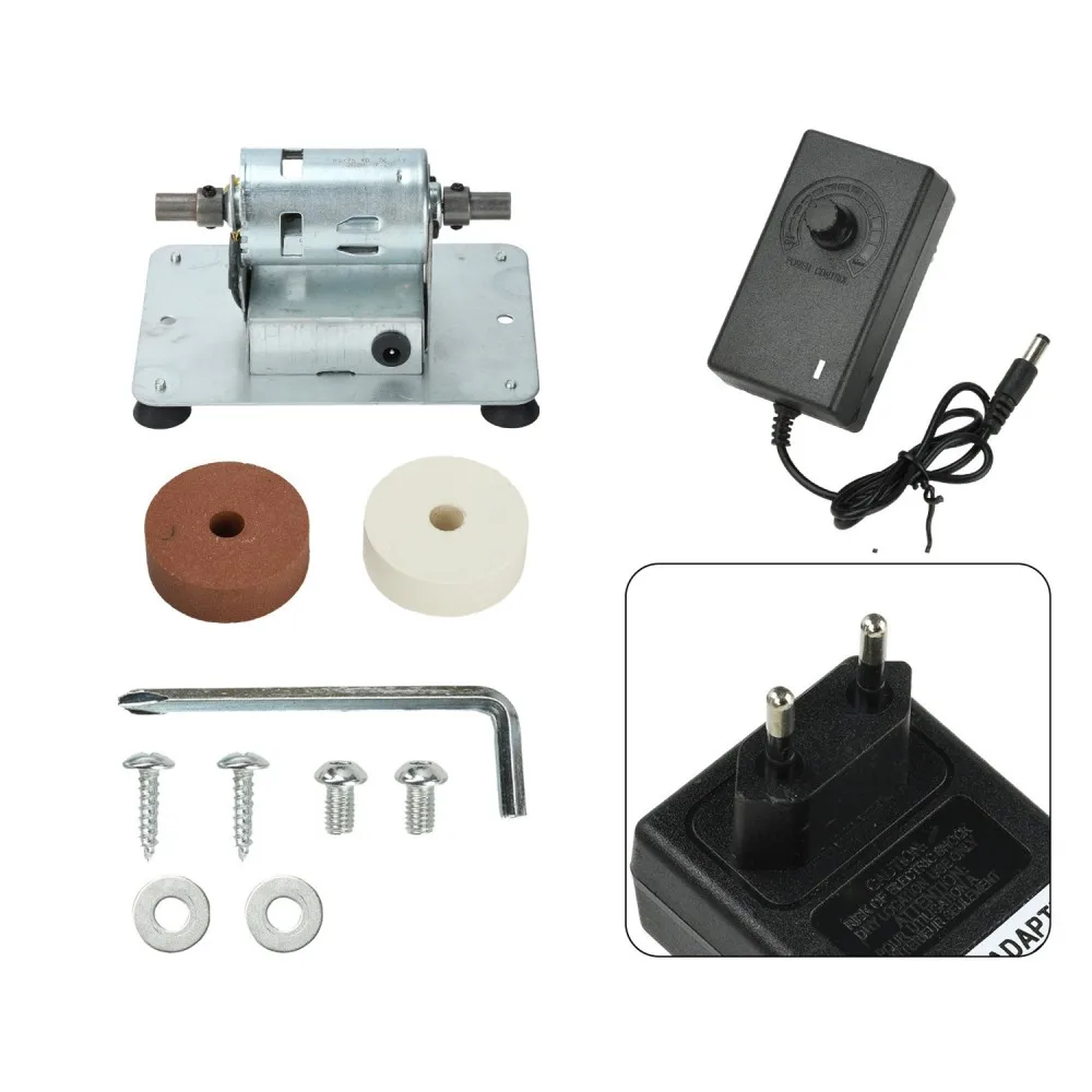 100W 7‑Speed Adjustable Mini Electric Sharpener 100‑240V Suction Base Multifunctional Polishing Rust Removal Grinding Machine