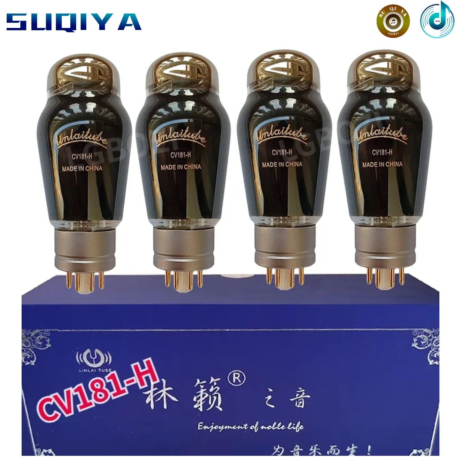 

CV181-H LINLAI Vacuum Tube HIFI Audio Valve Upgrade CV181 6SN7 6N8P Electronic Tube Amplifier Kit DIY Matched Quad