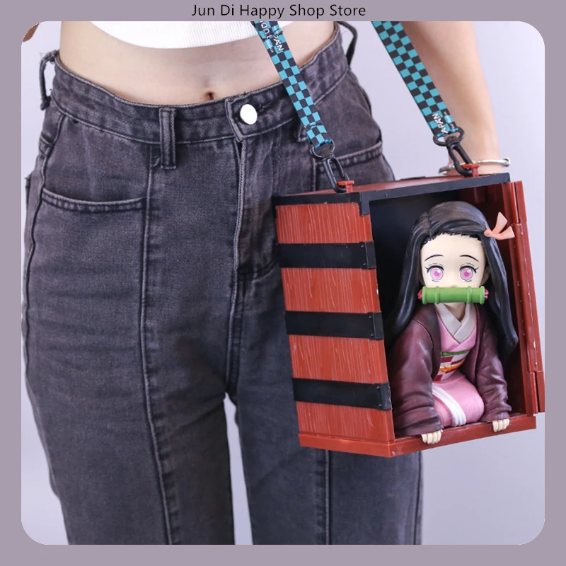 鬼滅の刃 竈門禰豆子 22cm PVC アニメフィギュア スタチュー デスクトップデコレーション ギフト