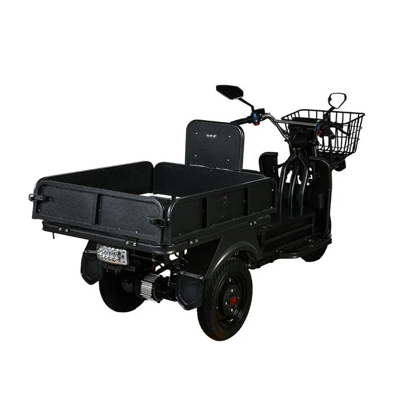 

China heavy-duty, cargo-pulling three-wheeled 1000W electric motorcycle tricycle