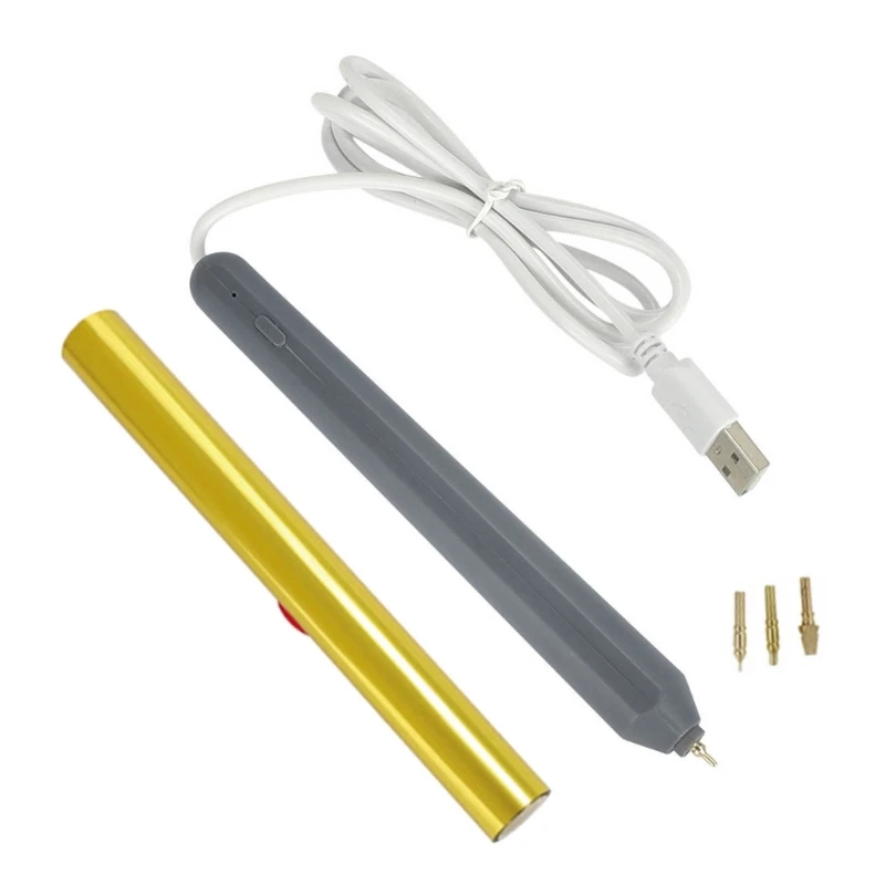

Heat Foil Pen with USB Cable Scrapbooking Card Making Craft Drawing Pen Set Dropship