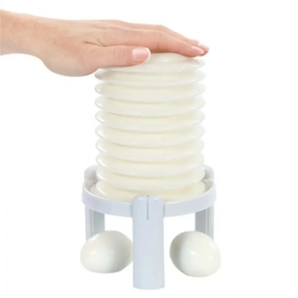 Kitchen Gadgets Free Peeling Cooked Egg Sheller Cooking Gadgets 3 Steps Automatic Egg Peeler Shell Peeling Boiled Egg Peeler Egg